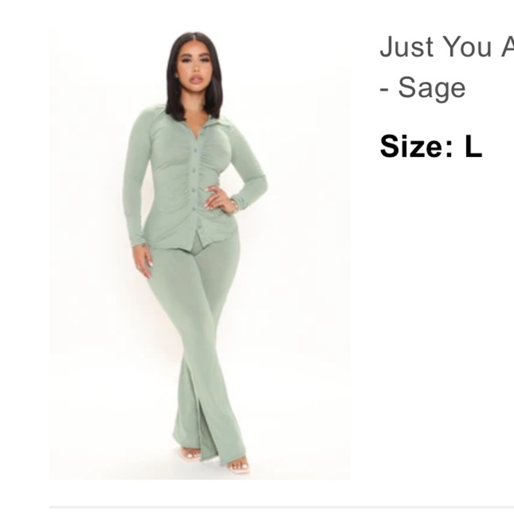 Fashion Nova Pant Set
